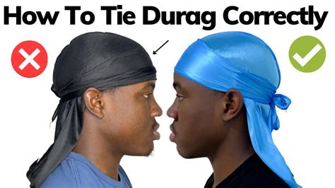 how to tie a durag step by step